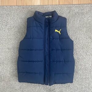 Boys Puma Puffer Vest XXS 3/4